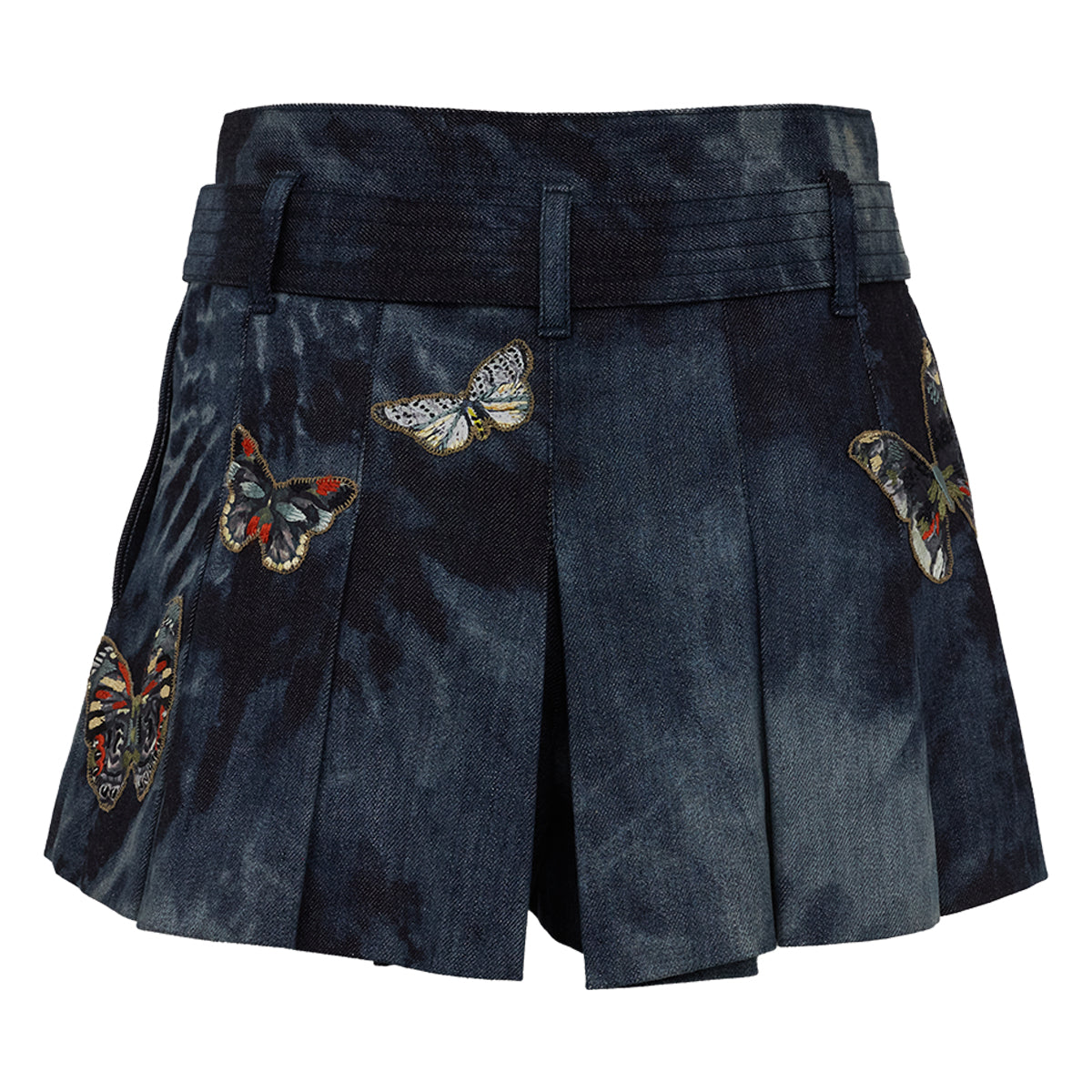 Shorts Valentino Bordado Jeans Tam. PP BR