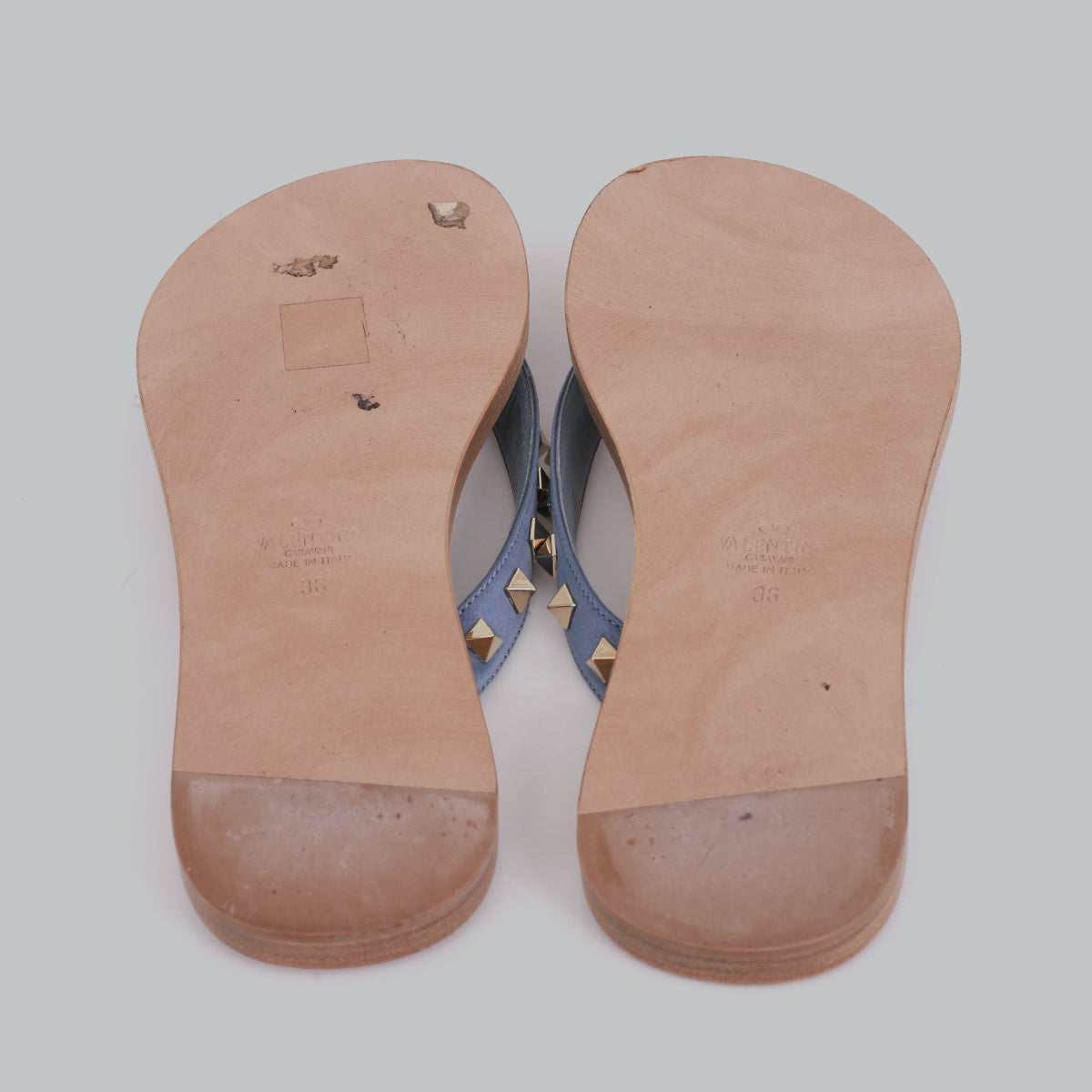 Rasteira Valentino Azul Tam. 34 Br