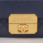 Bolsa Chanel Vintage Azul Marinho