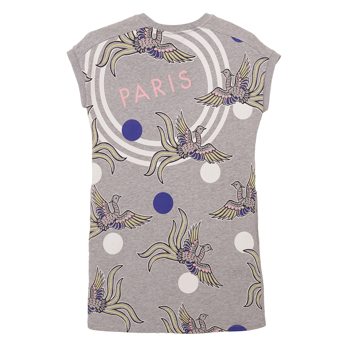 Vestido Kenzo Cinza Infantil Tam. 10 Br