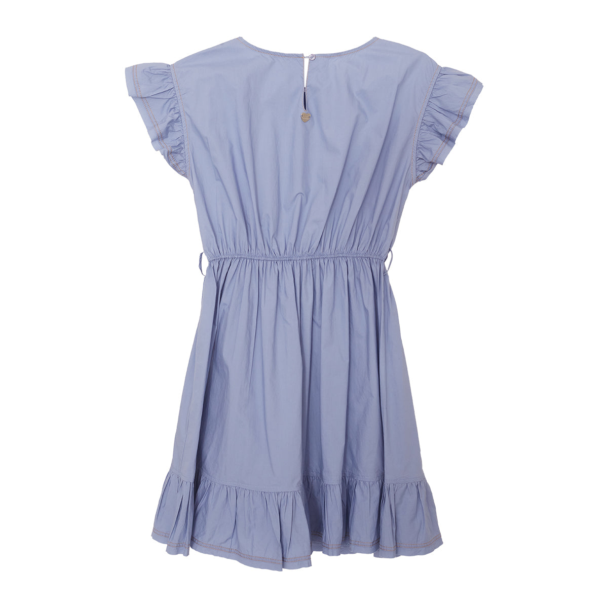 Vestido Monnalisa Azul Infantil Tam. 12 Br