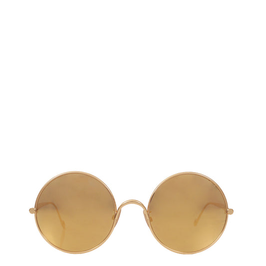 Óculos Loewe Espelhado Dourado