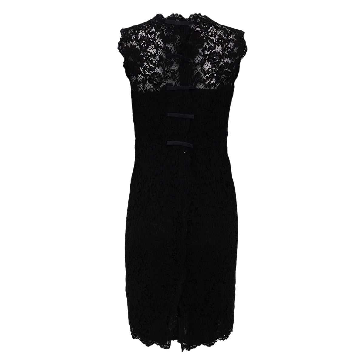 Vestido Valentino Renda Preto Tam. 38 BR