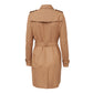 Trench Coat Burberry Couro Nude Tam. 40 Br