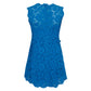 Vestido Valentino Renda Azul Tam. 36 Br