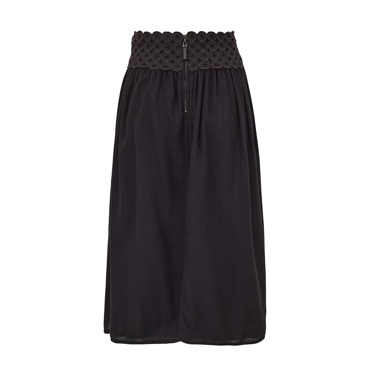 SAIA PAULA RAIA PRETA COM ESTRELAS TAM. 36 BR