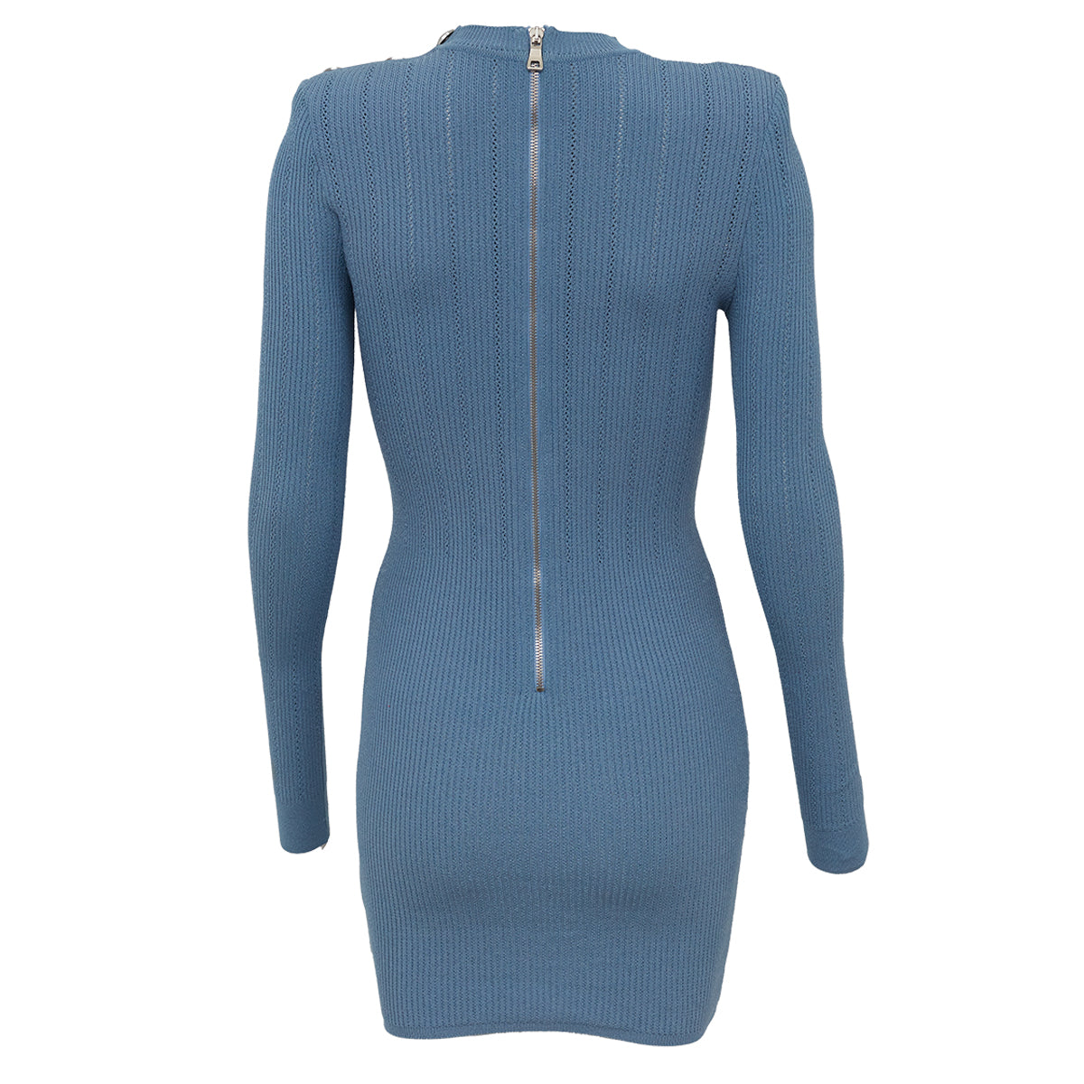 VESTIDO BALMAIN AZUL CLARO TAM. 36 BR