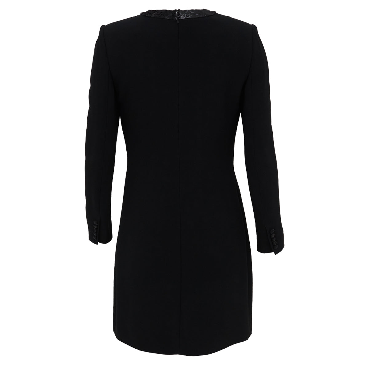 Vestido Saint Laurent Paete Preto Tam. P BR