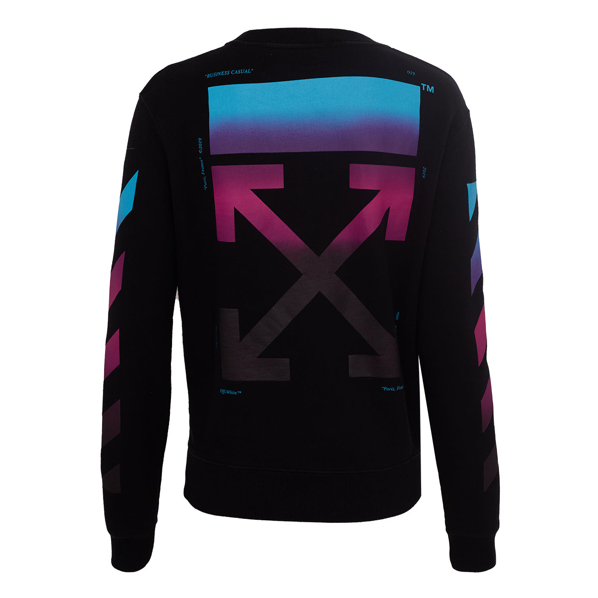 Moletom Off White Preto Tam. PP Br