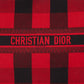 Bolsa Christian Dior Book Tote Xadrez