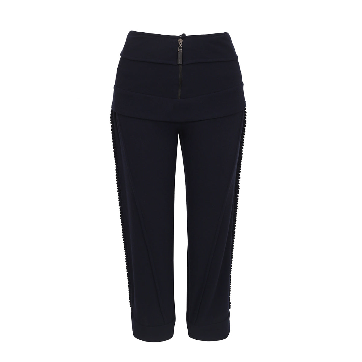 Calça Paula Raia Azul Marinho com Detalhe TAM. 34 BR