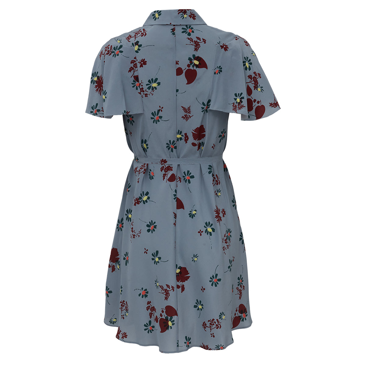 Vestido Valentino Floral Azul Tam. P BR