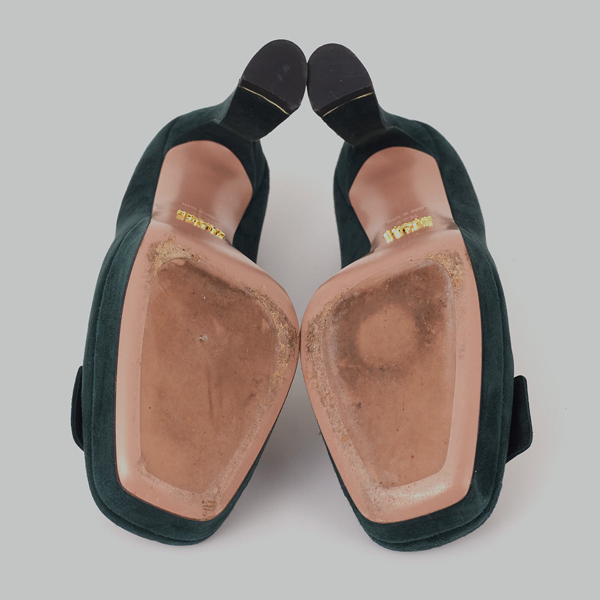 Sapato Prada Verde Escuro Tam. 38,5 Br