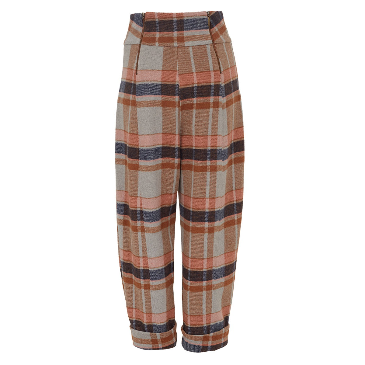 Calça Paula Raia Xadrez Tam 36 Br