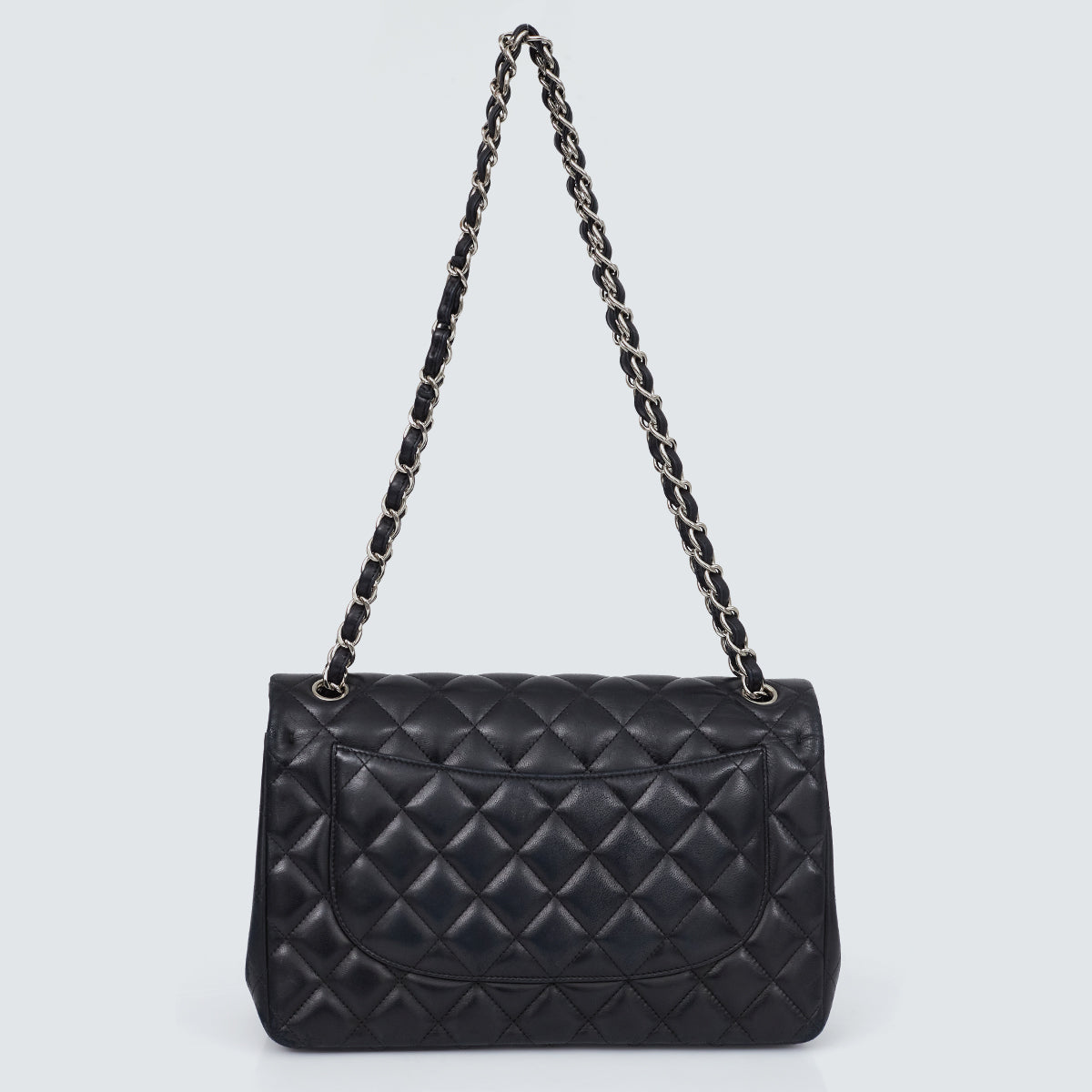 Bolsa Chanel Classic Double Flap Jumbo Preta