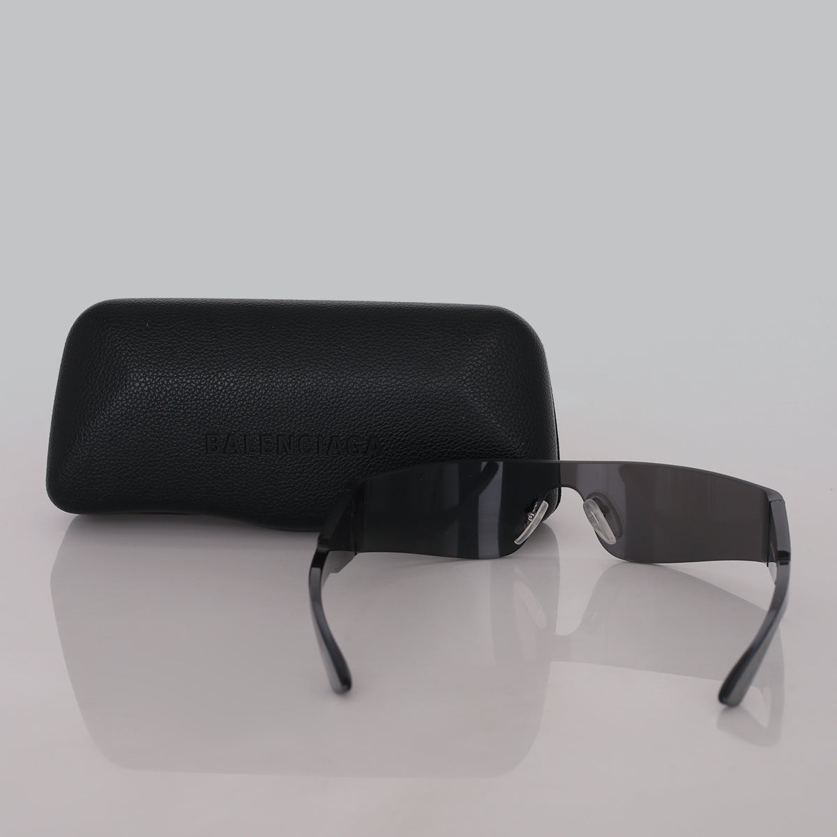 Óculos Balenciaga Metalic Prata