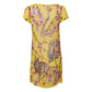 Vestido Dolce & Gabbana Amarelo Estampado Tam. 36 Br