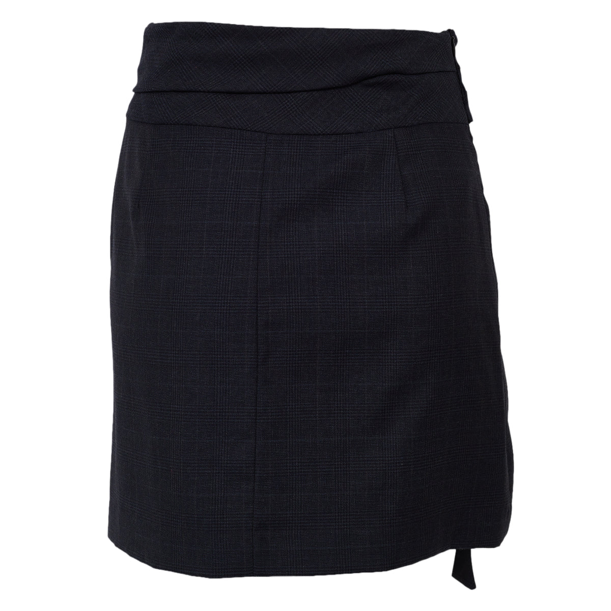 Saia Isabel Marant Xadrez Azul Tam 34 Br