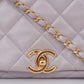 Bolsa Chanel Flap Cinza