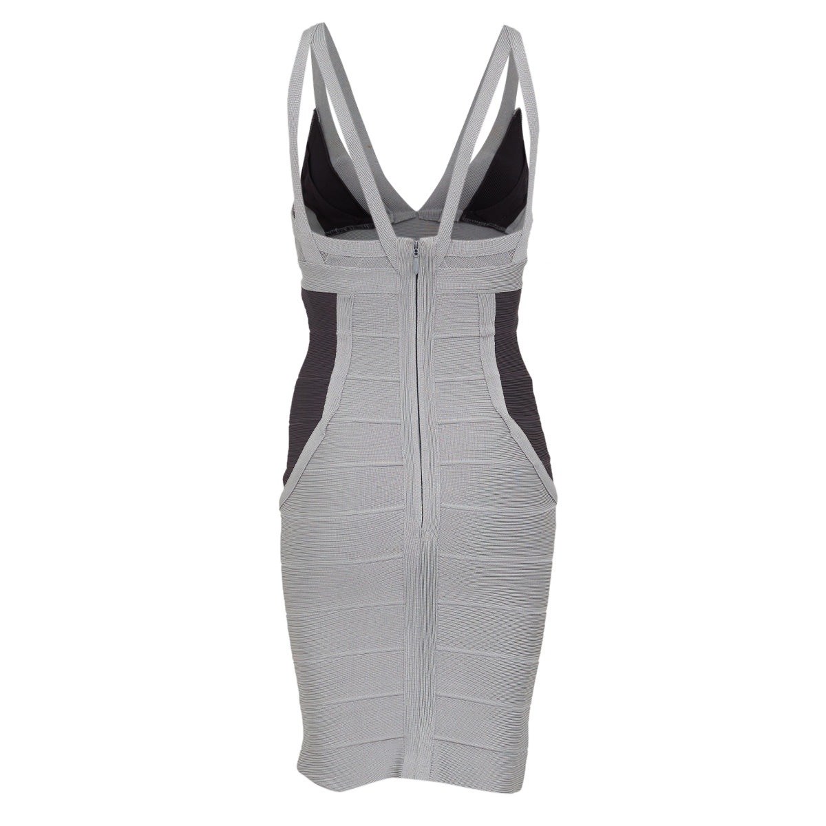 Vestido Herve Leger Cinza Tam.PP Br