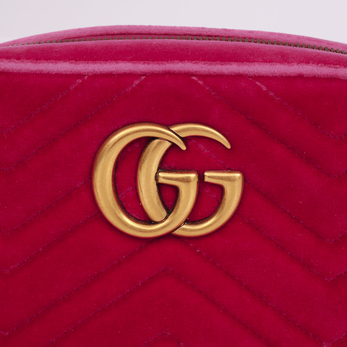 Bolsa Gucci Marmont Veludo Rosa