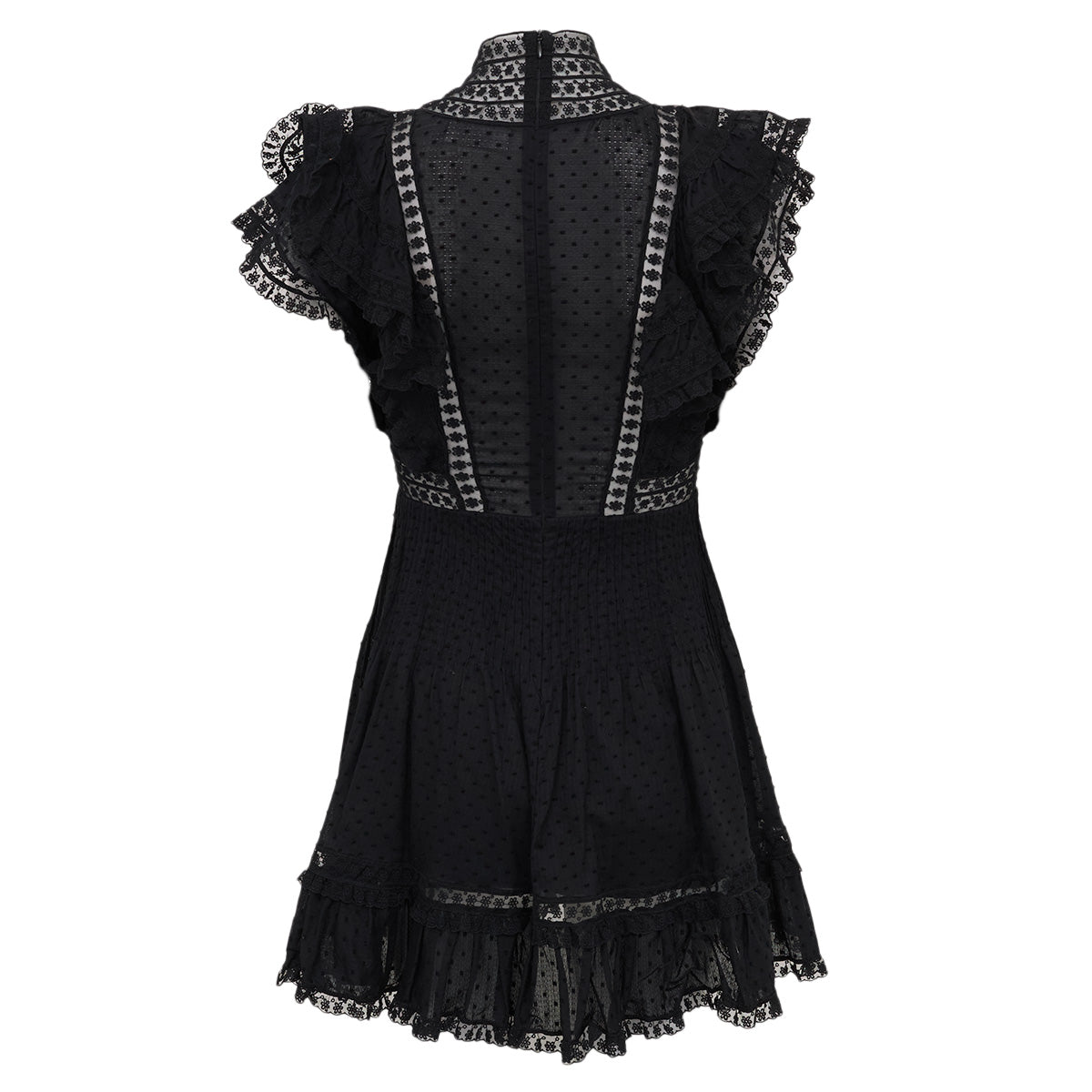 Vestido Zimmermann Preto com renda Tam. 36