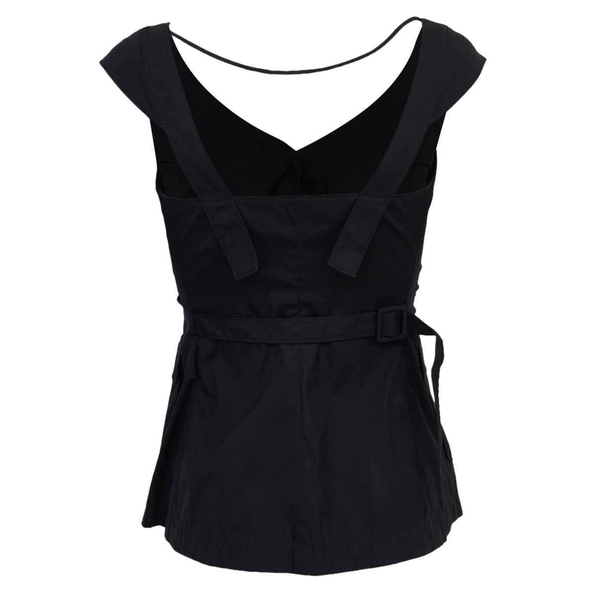 Blusa Prada Preta Tam 38 Br