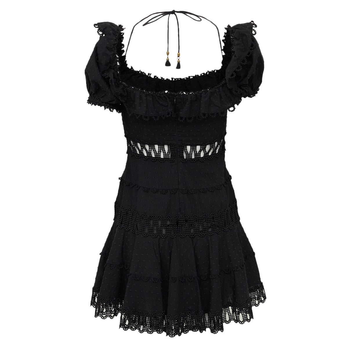 Vestido Zimmermann Preto Ombro a ombro Tam. 36 BR