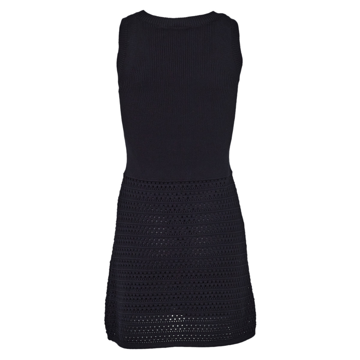 Vestido Red Valentino Tricot Preto Tam. P Br