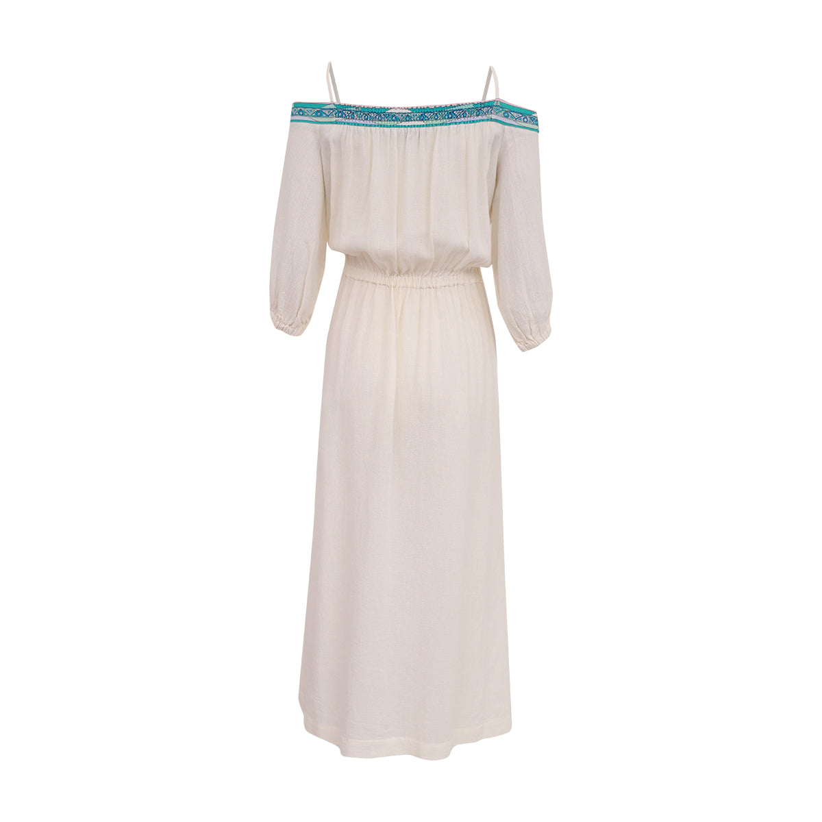 Vestido Emilio Pucci Longo Off White Tam. 38 Br