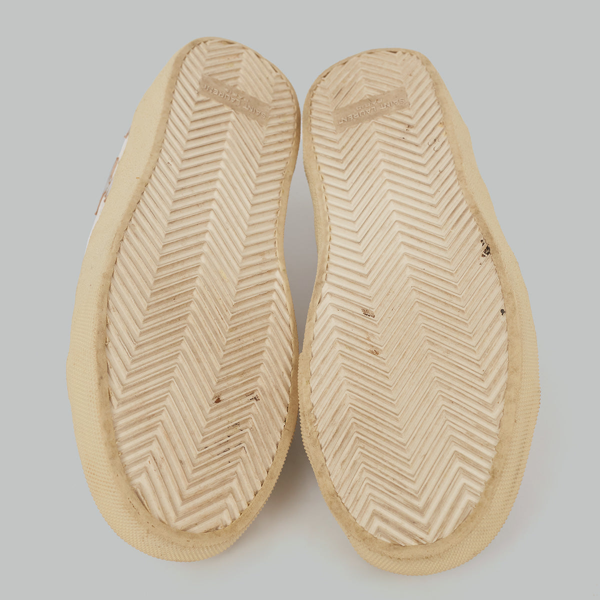 Tênis Saint Laurent Branco com Estrelas TAM. 37 BR