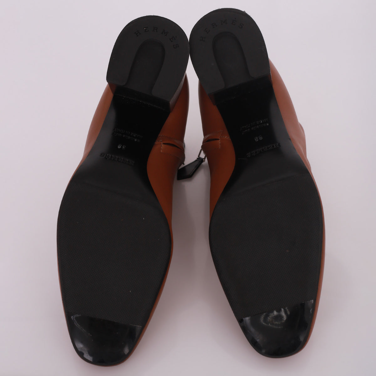 Bota Hermes Caramelo Tam. 37 Br