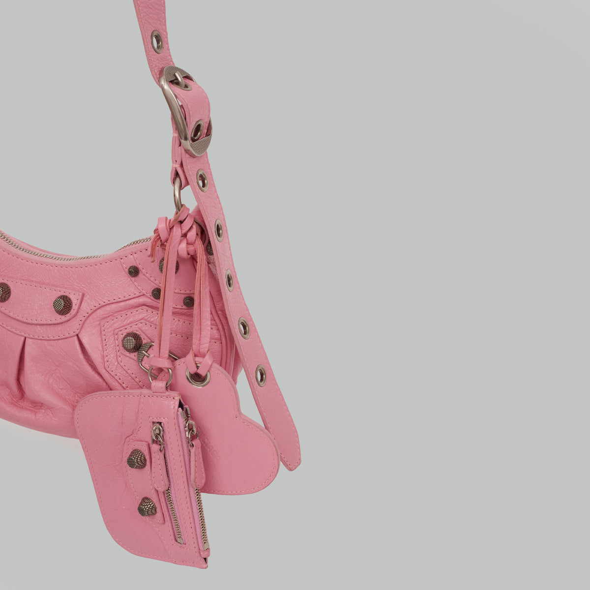 Bolsa Balenciaga Le Cagole Rosa XS