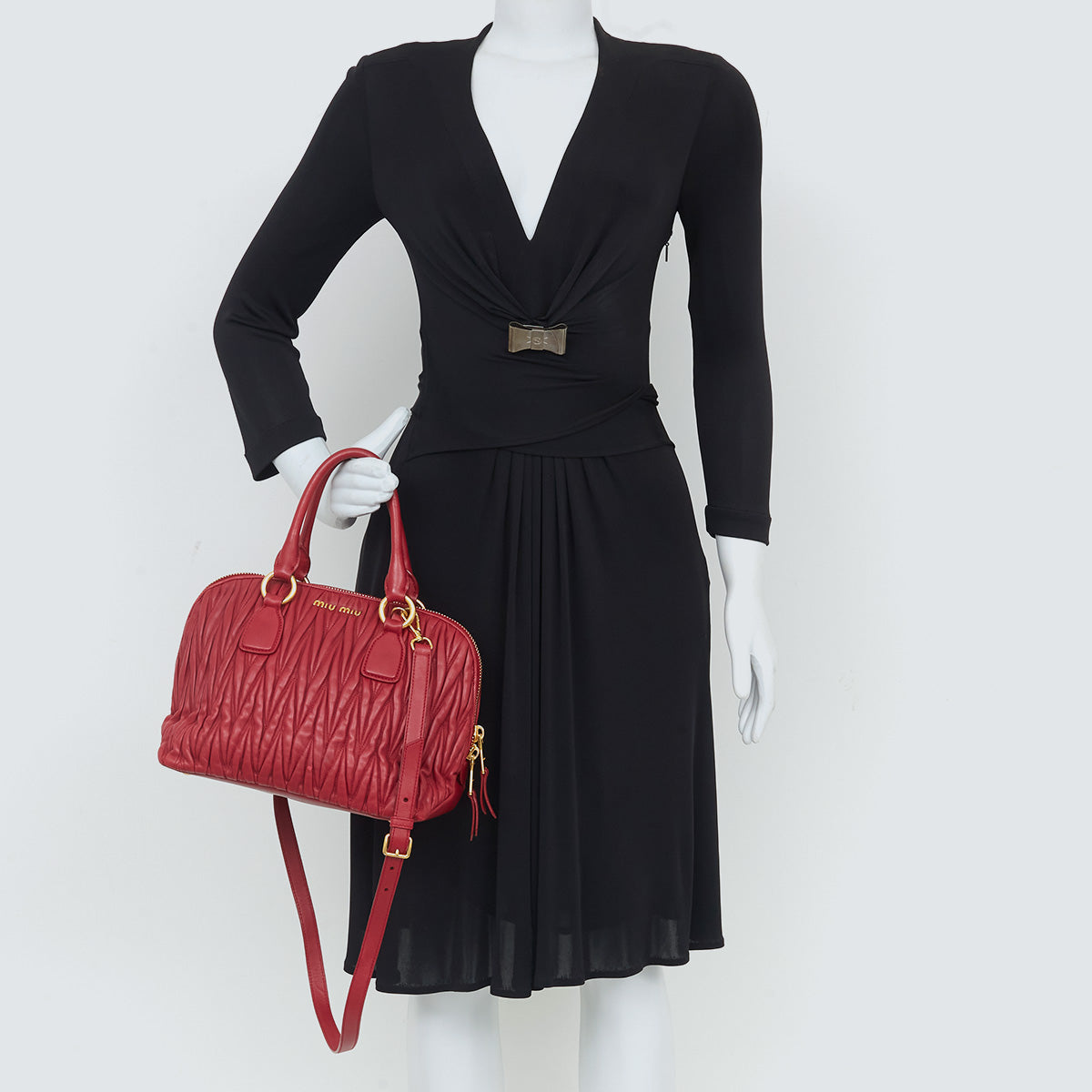 Bolsa Miu Miu Vermelha Matelassê
