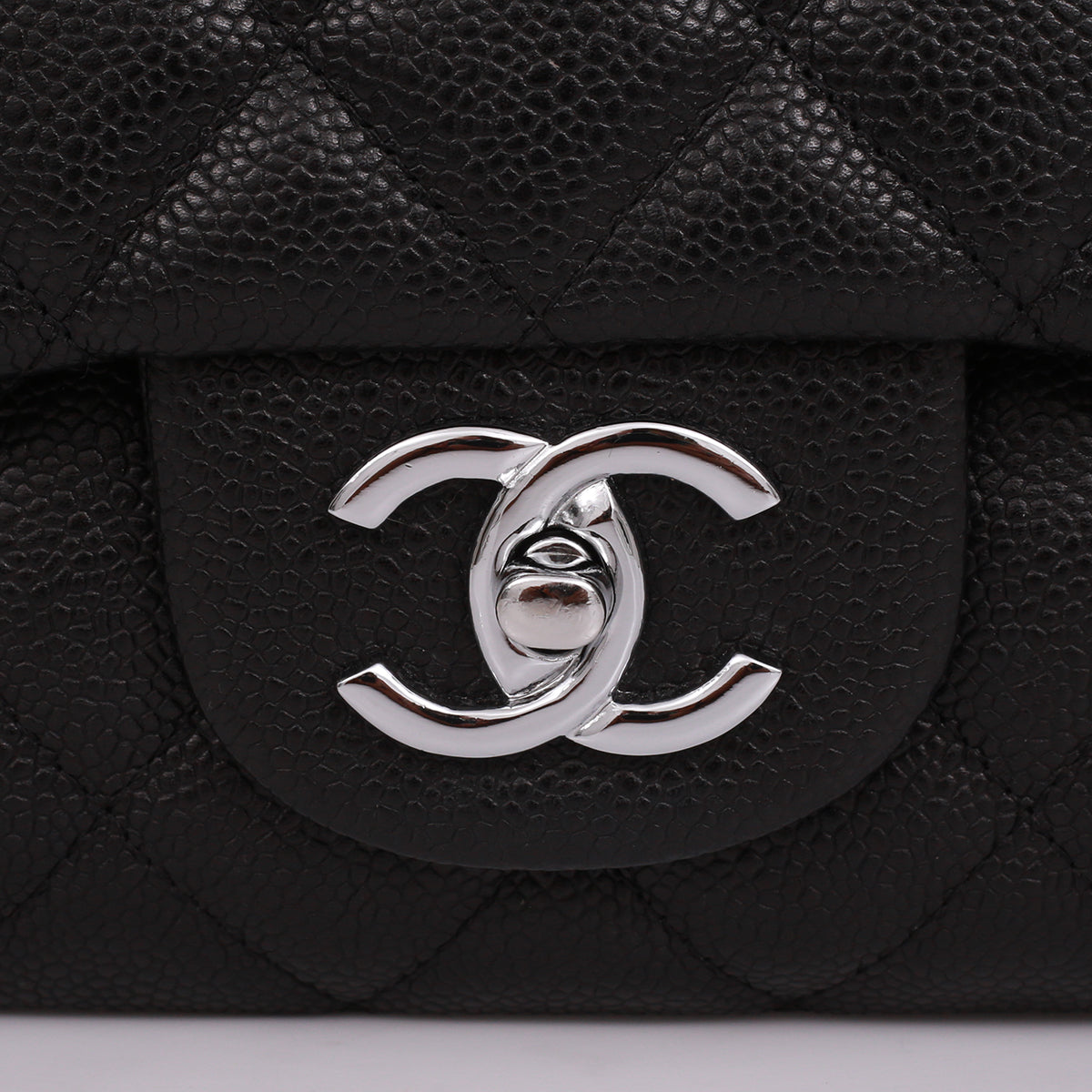 Bolsa Chanel Caviar Double Flap Preta