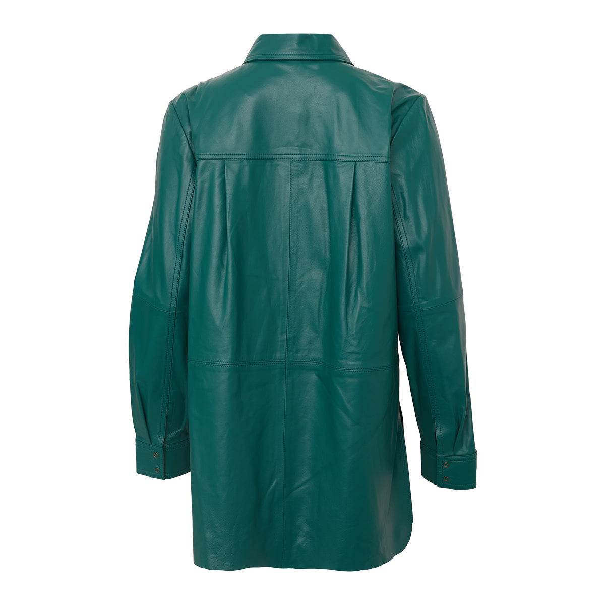 Jaqueta NK Couro Verde Tam. G Br