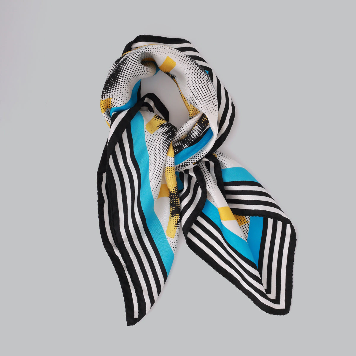 Lenço Prada Branco Estampado