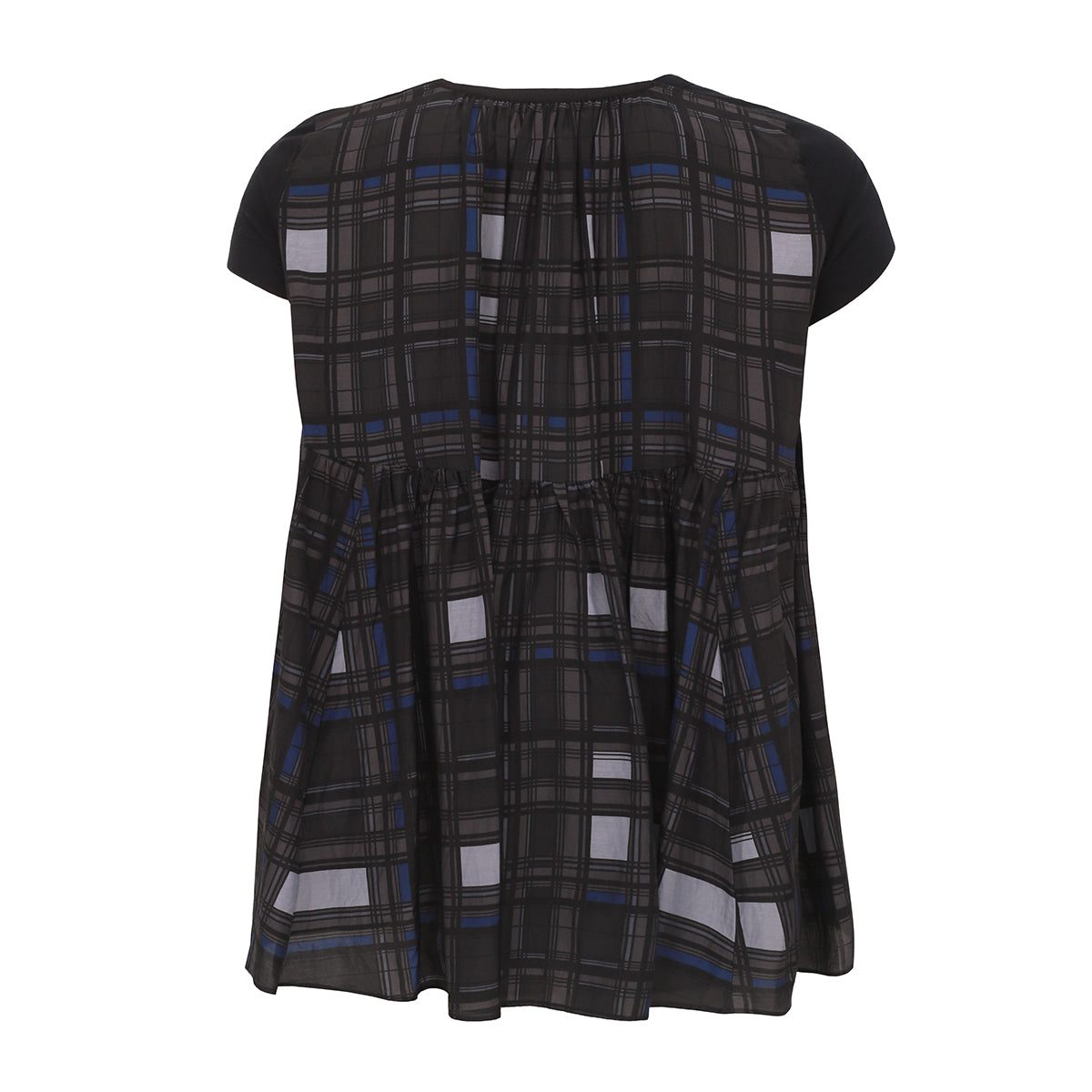 Camiseta Sacai Preta Xadrez TAM. P BR