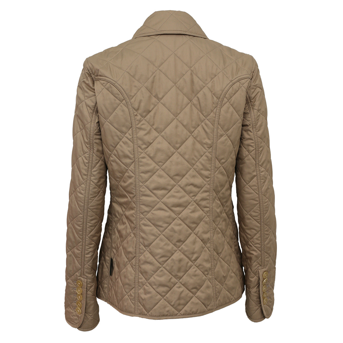 Casaco Burberry Matelassê Bege Tam. M Br