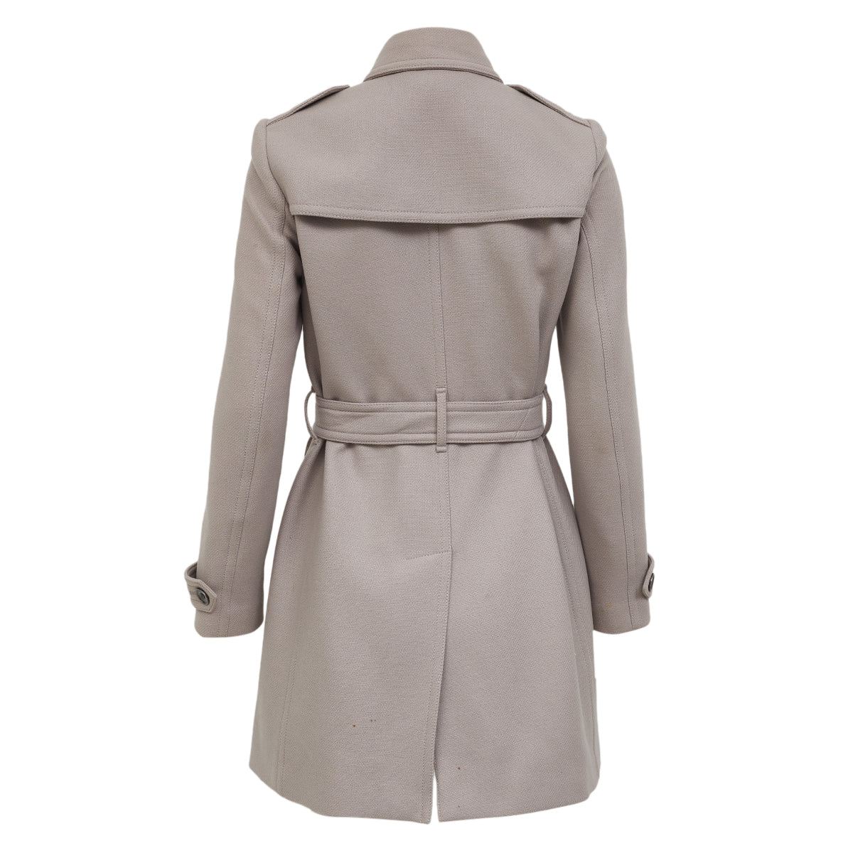Casaco Sobretudo Burberry Cinza Tam 36 Br