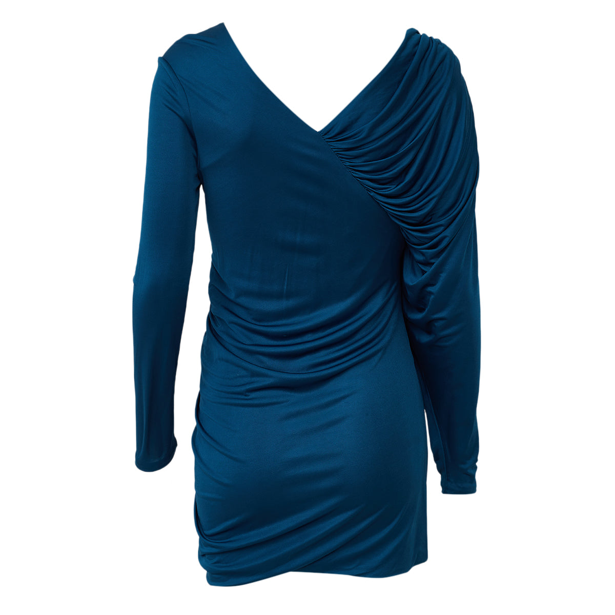 Vestido Saint Laurent Azul Tam 38 Br
