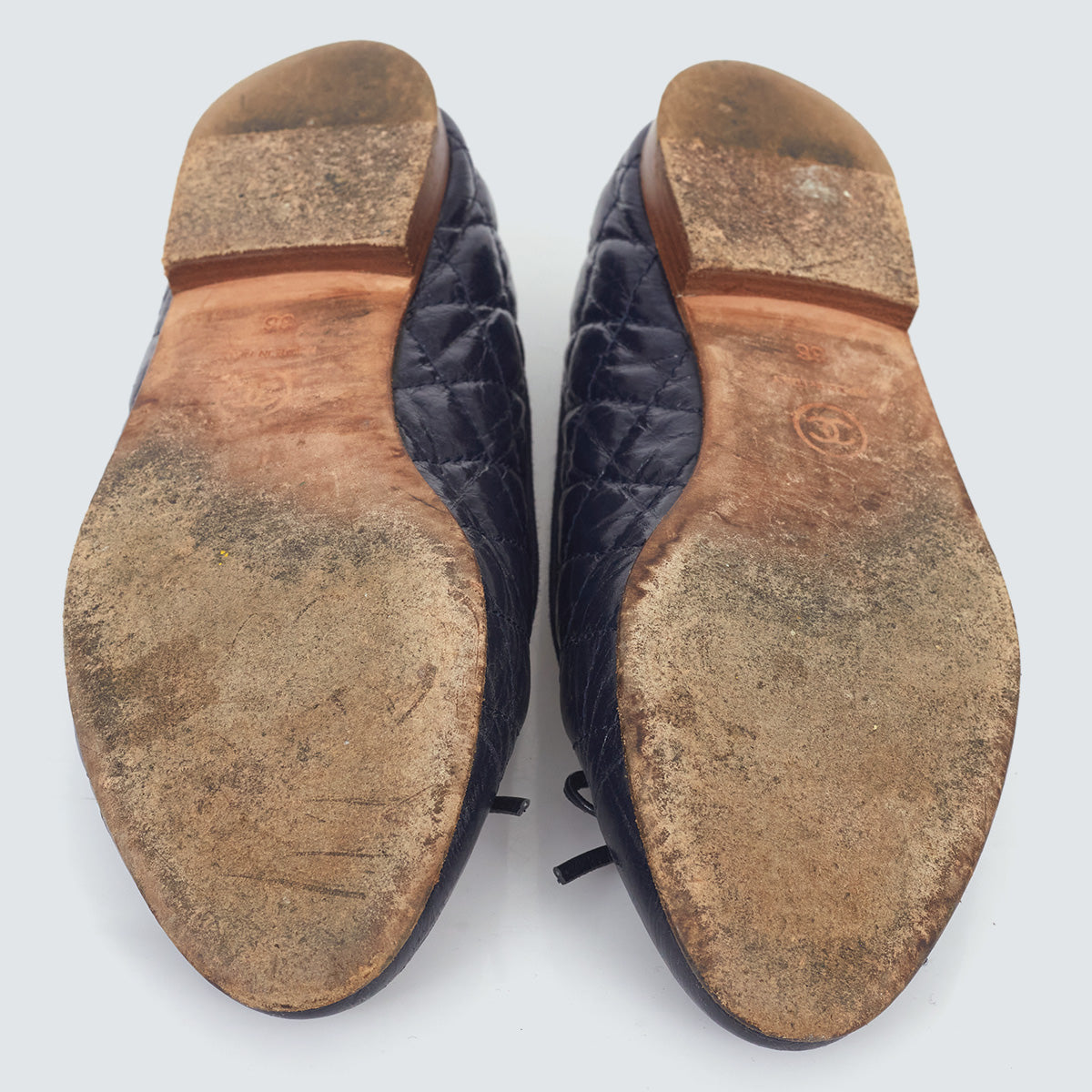 Sapatilha Chanel Azul Tam. 34 Br