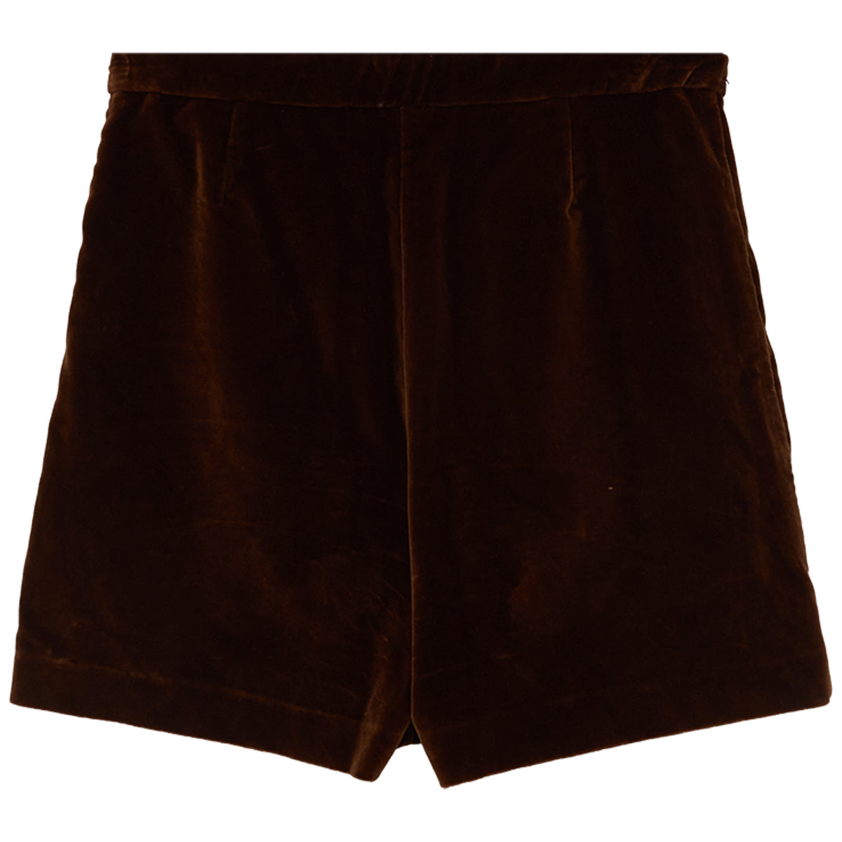 Shorts Gucci Veludo Marrom Tam. PP BR