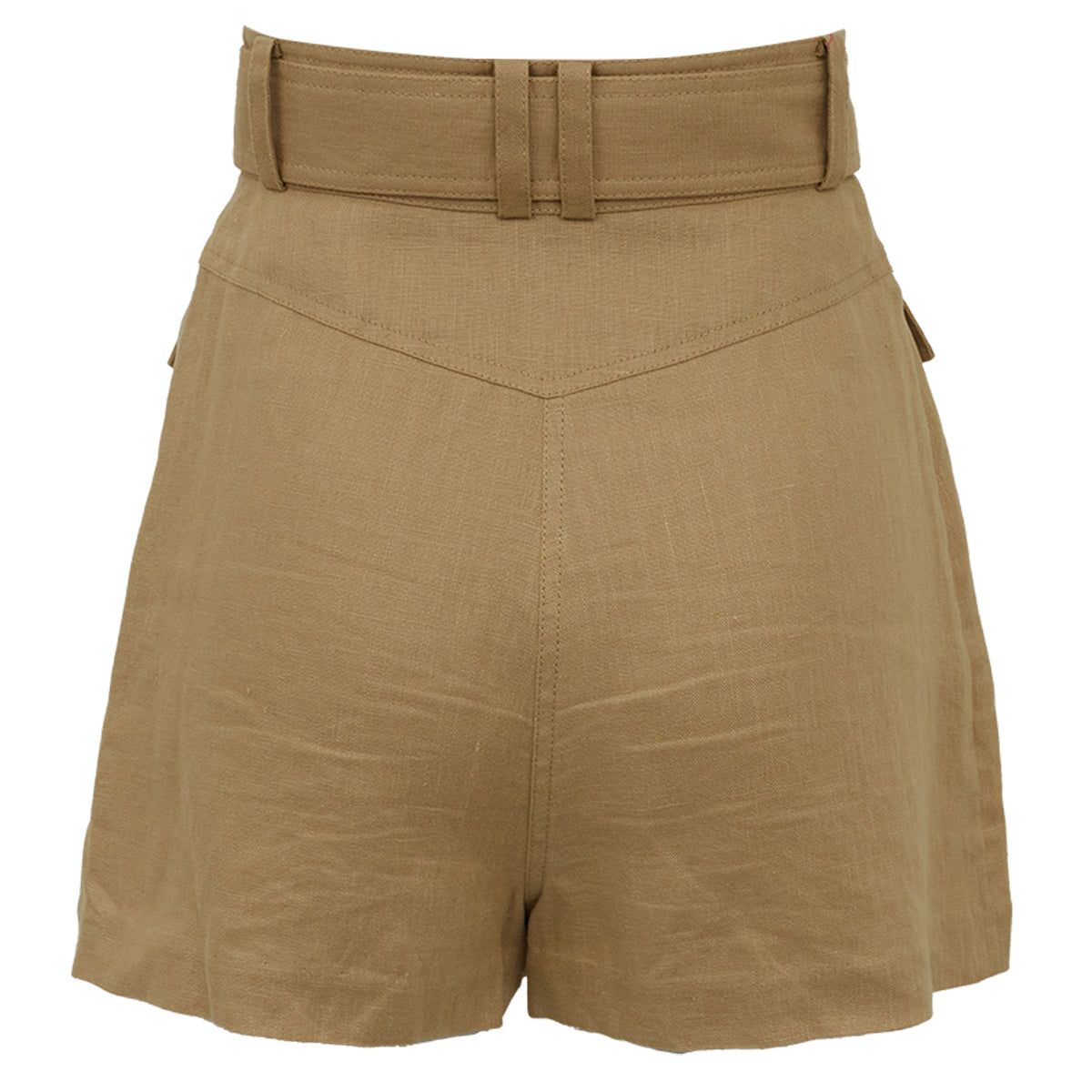 Shorts Zimmermann Linho Bege Tam. PP BR