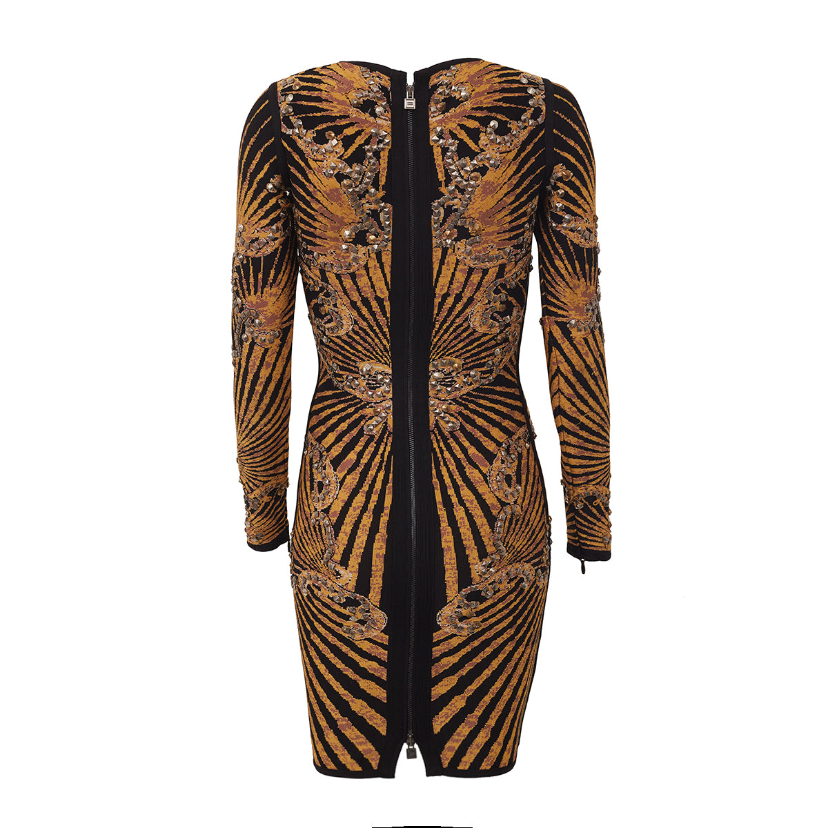Vestido Herve Leger Estampado com Spikes TAM. PP BR