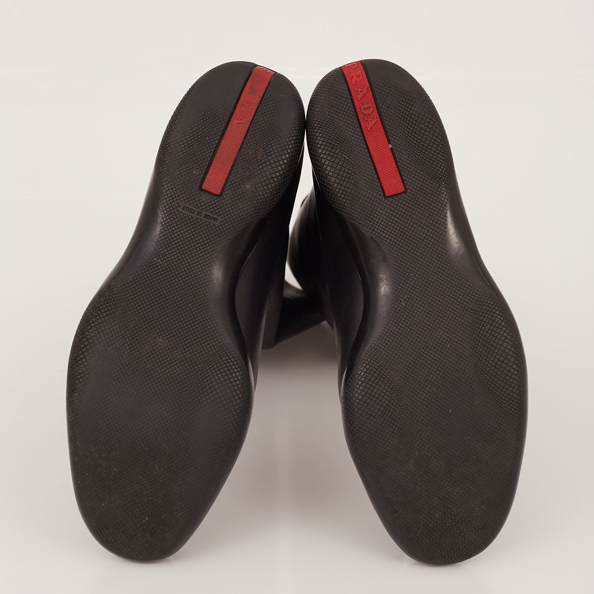 Bota Prada Longa Preta Tam. 35,5 Br