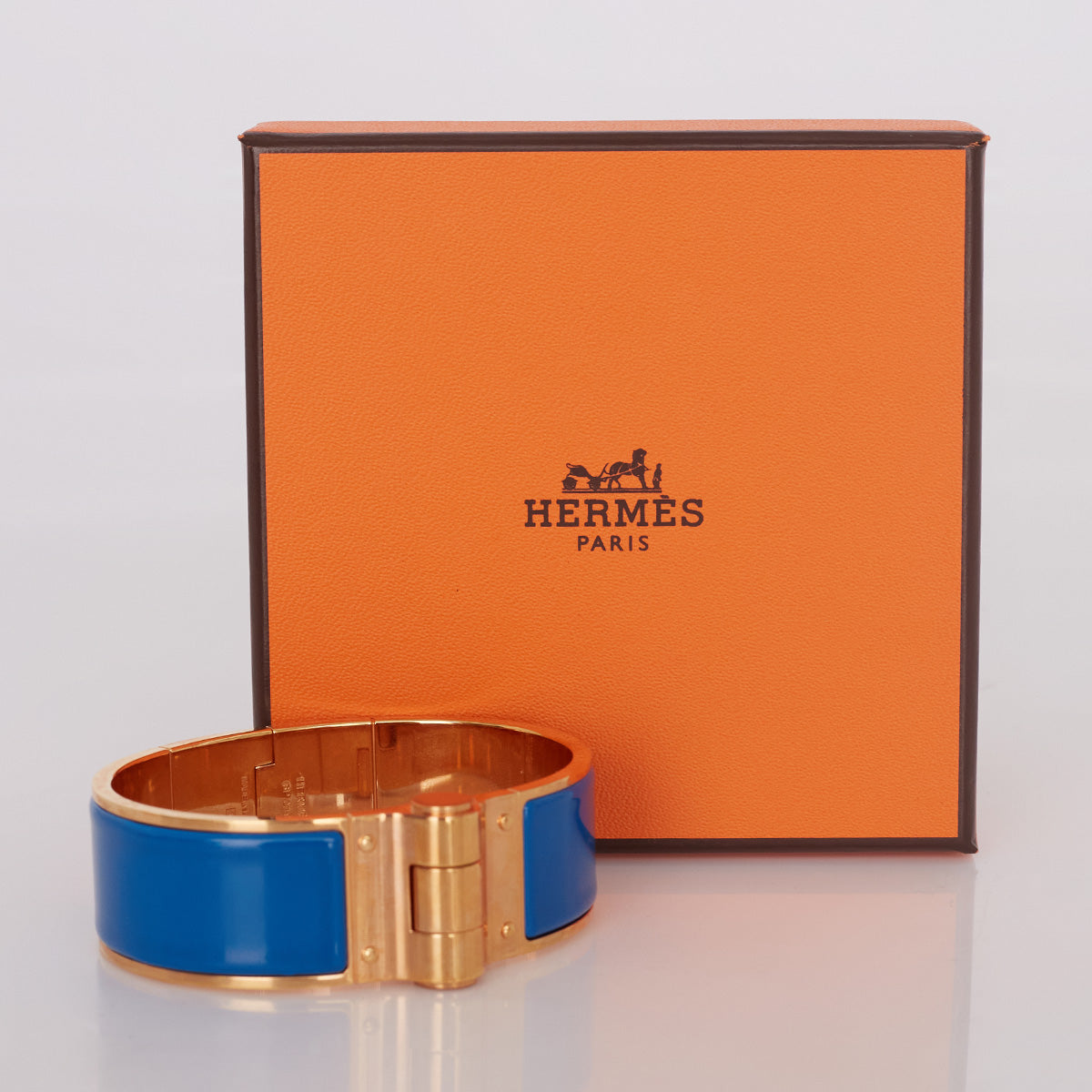 Pulseira Hermès Charniere Azul