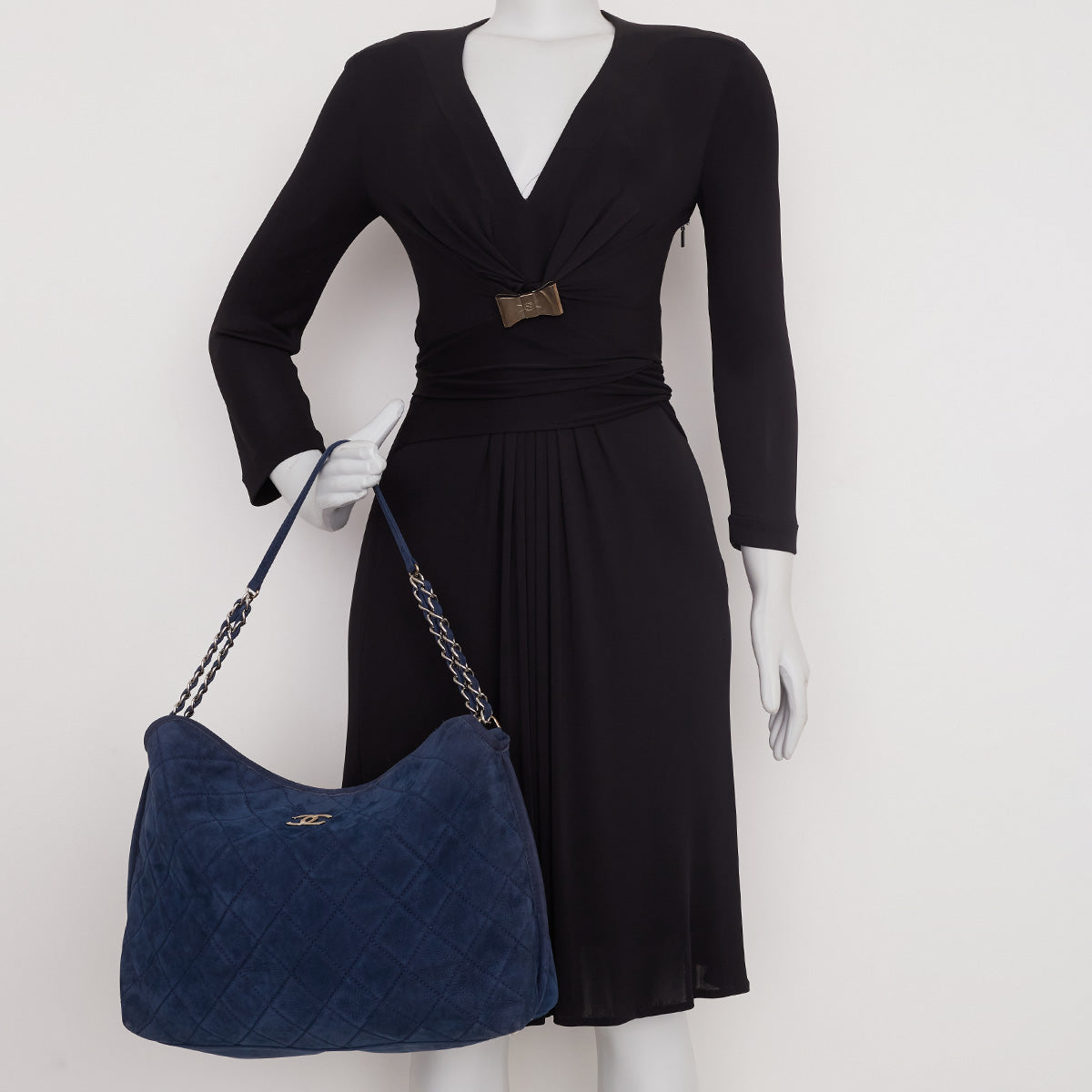 Bolsa Chanel French Riviera Azul