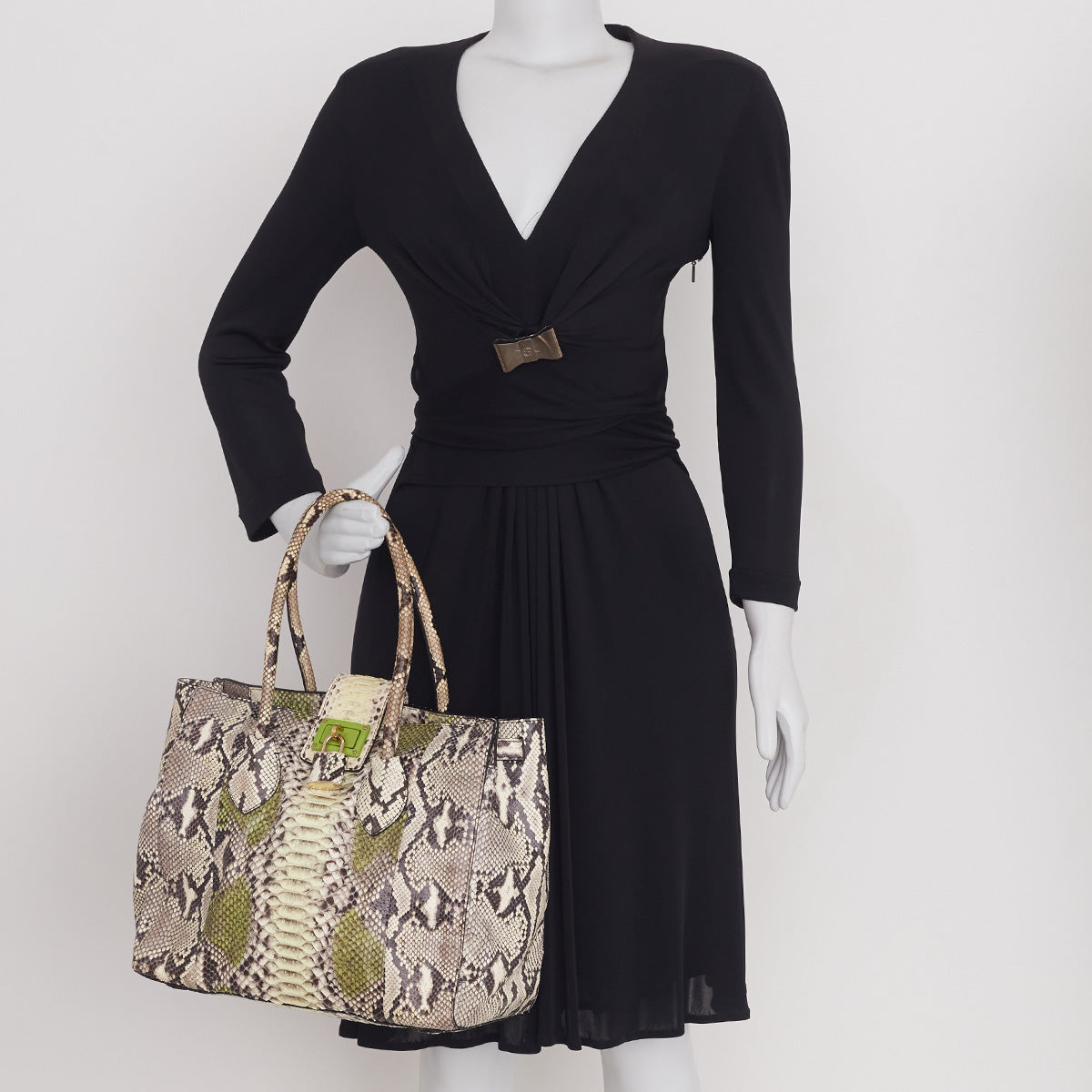 Bolsa Roberto Cavalli Python