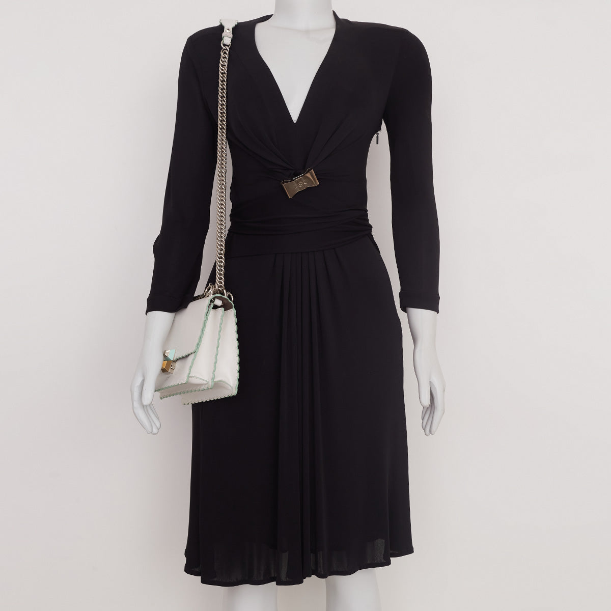 Bolsa Fendi Kan Branca